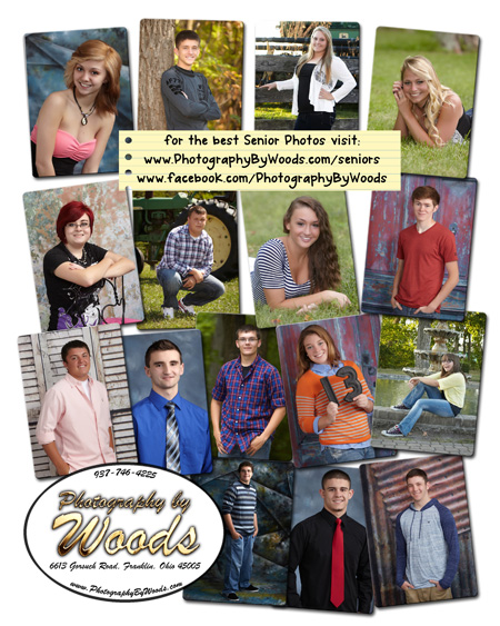 Many seniors that were photographed by Photography by Woods